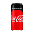 Coca Cola Zero 33cl  + 2,00€ 